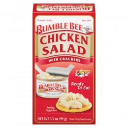 Bumble Bee Chicken Salad with Crackers, 3.5 oz Each, 12 Packs Total