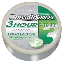 Breathsavers Mints Spearmint Tin 1.27 oz. Each, 192 Total