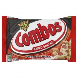 Combos Pepperoni, 1.7 oz Each, 12 Boxes of 18 Bags, 216 Total