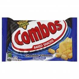 Combos Cheddar Cheese, 1.7 oz Each, 12 Boxes of 18 Bags, 216 Total