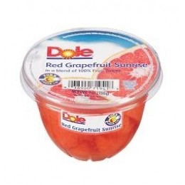 Dole Red Grapefruit Bowl in Light Syrup, 7 oz Each, 12 Bowls Total