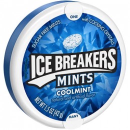 Ice Breakers Cool Mints Tin, 1.5 oz Each, 192 Total