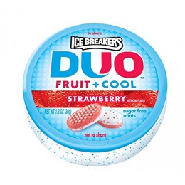 Ice Breakers Duo Strawberry, 1.3 oz ea. 192 Total