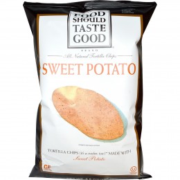 Food Should Taste Good Sweet Potato Tortilla Chips 1.5 oz Each Bag, 36 Bags Total
