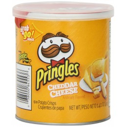 Pringles Cheddar Cheese Can, 1.41 oz Each, 36 Total