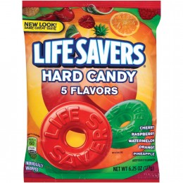 Lifesavers Five Flavor Bags, 6.25 oz Each, 12 Bags Total