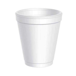 Dart 8J8 8 oz White Foam Cup, 1000 Total