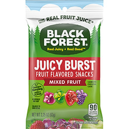 Black Forest Fruit Snacks - Fruit Medley, 2.25 oz Each, 48 Bags Total