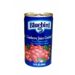 Bluebird 100% Cranberry Cocktail, 5.5 oz Each, 48 Cans Total