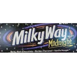 Milky Way Midnight, 1.76 oz Each, 12 Boxes of 24 Bars, 288 Total