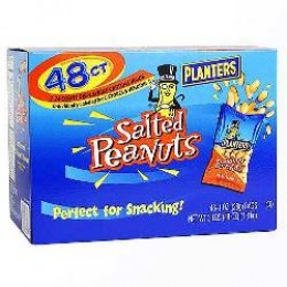 Planters Salted Peanuts, 1 oz Each, 144 Total