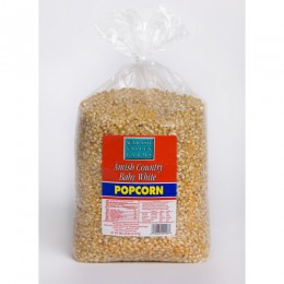 Amish Popcorn Baby White Hulless - 6 lb bag