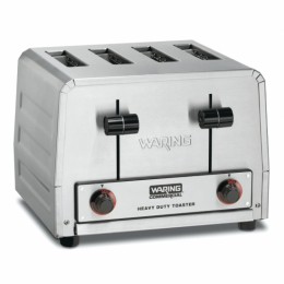 Waring Commercial WCT800 4-Slice Heavy-Duty Commercial Toaster, 120V, 19 Amp