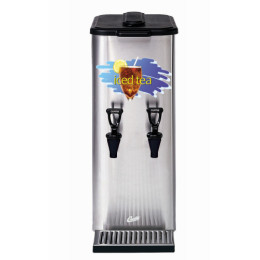 Curtis Liquid Tea Dispenser, Dual Faucet Oval 24