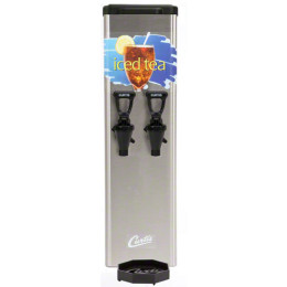 Curtis Liquid Tea Dispenser, Double Faucet, Narrow 