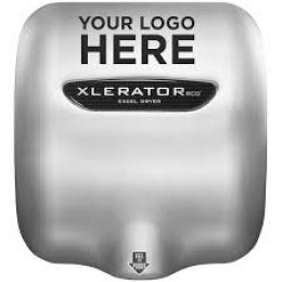 Xlerator XL-SB-SI Automatic Surface-Mounted Cast Cover Custom Special Image on Brushed Stainless Steel 120V