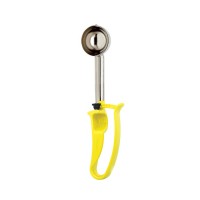Zeroll 2020 Universal EZ Disher Extended Length Portion Scoop Yellow 1.77oz #20