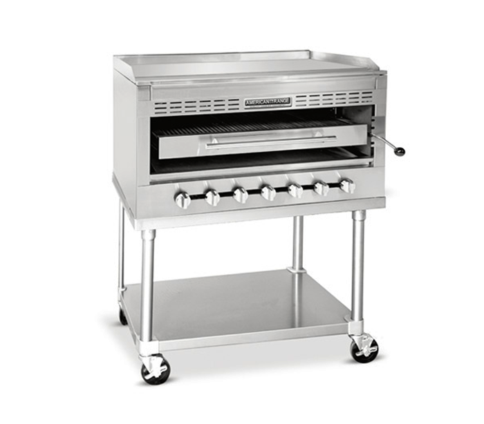 American Range HD45RGBSH Professional Series Infrared Overfired 7