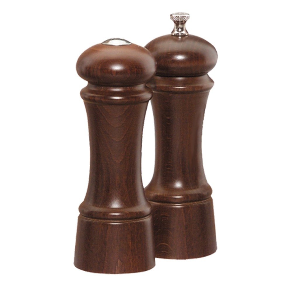 Chef Specialties 06100 Professional Series 6" Pepper/Salt Shaker Set