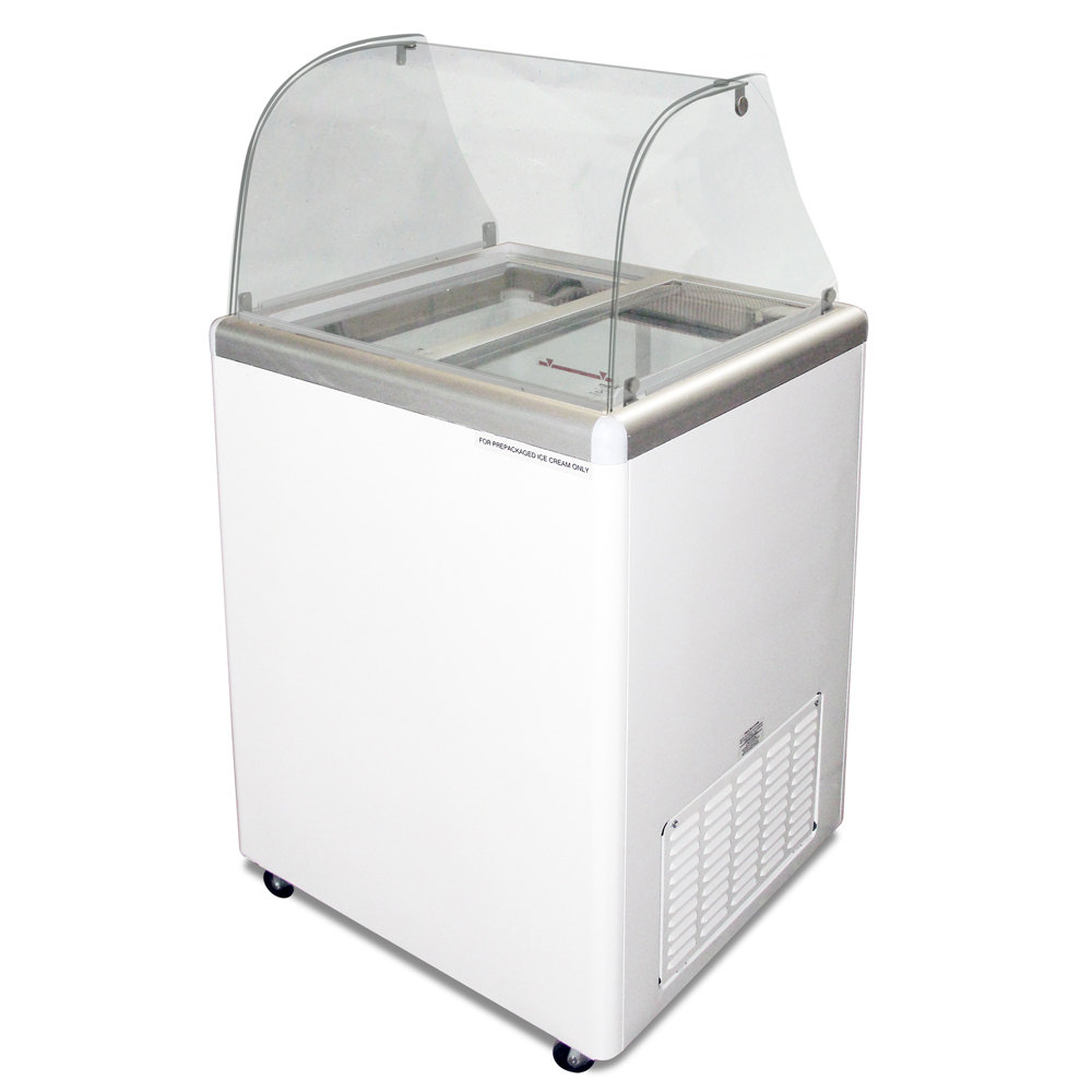 Excellence EDC-4CHC Ice Cream Freezer Dipping Cabinet 4 Tub Capacity
