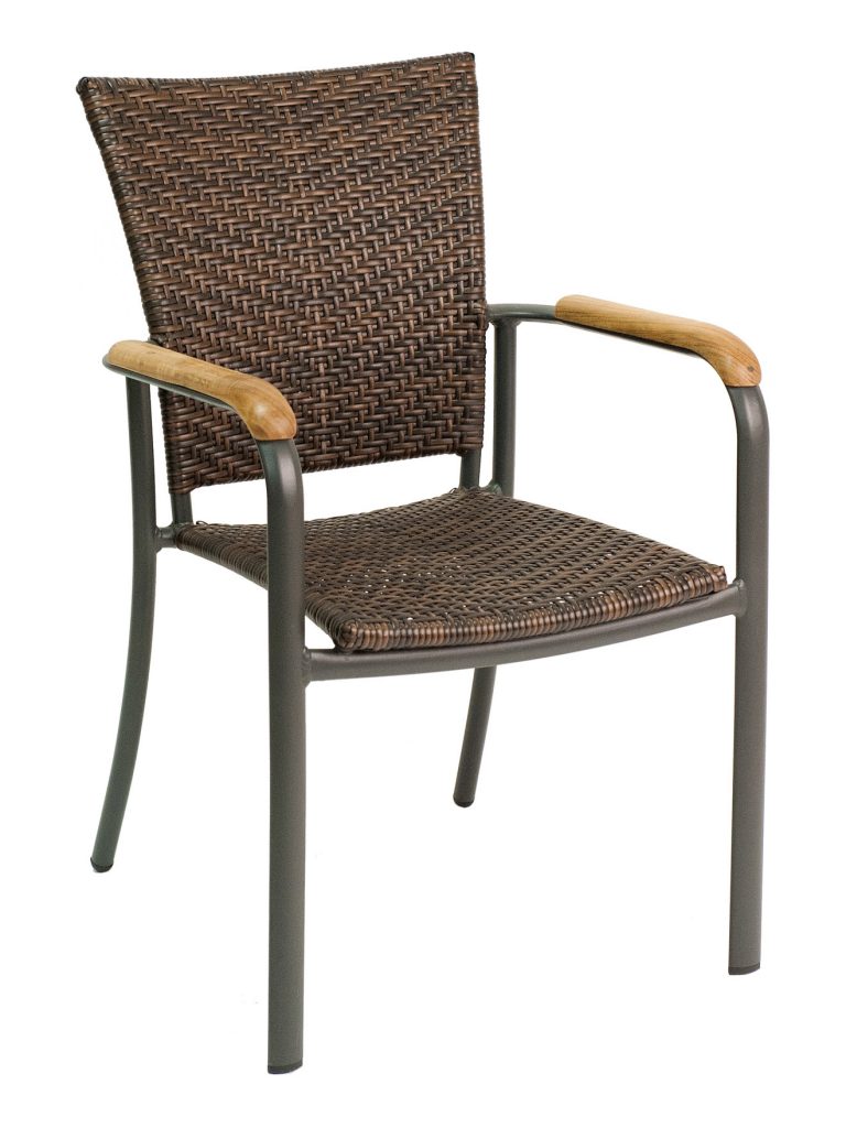 Florida Seating AL5605SAFARIBLACK Key Largo Collection Black Frame