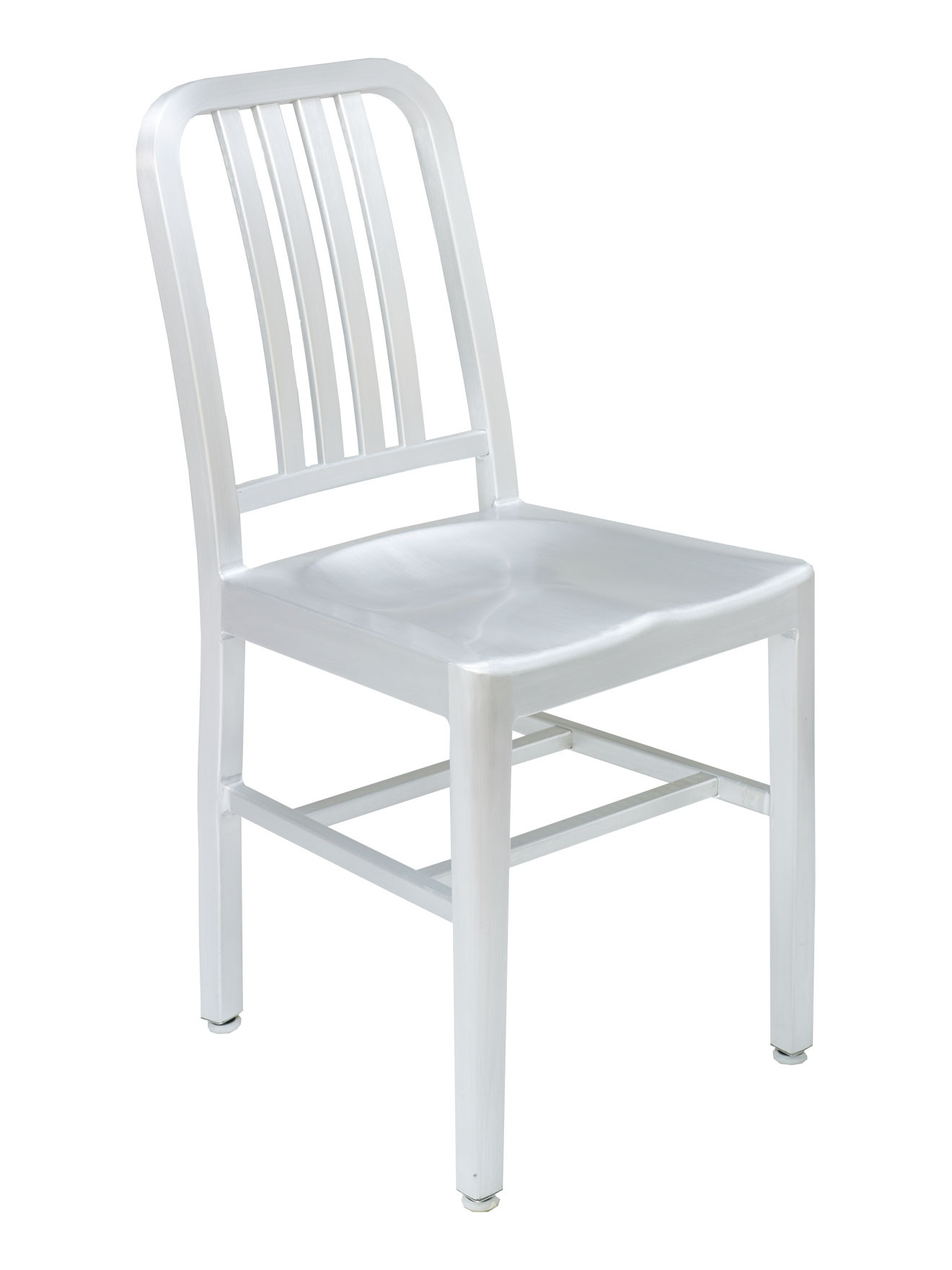 Florida Seating NAV01S Outdoor Aluminum Side Chair with Anodized Frame