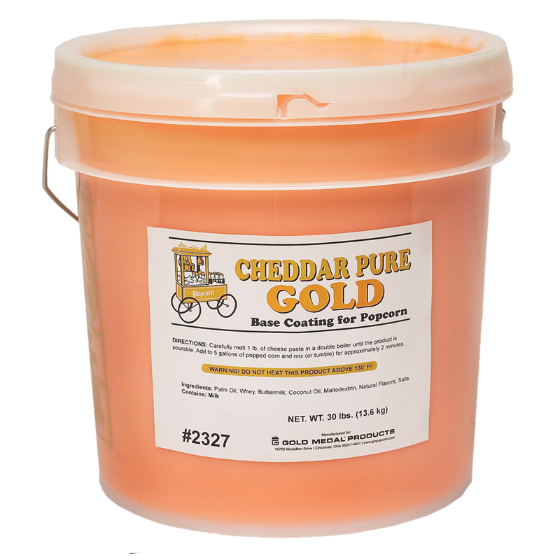 Gold Medal 2327 Cheddar Pure Gold 30 lb Tub