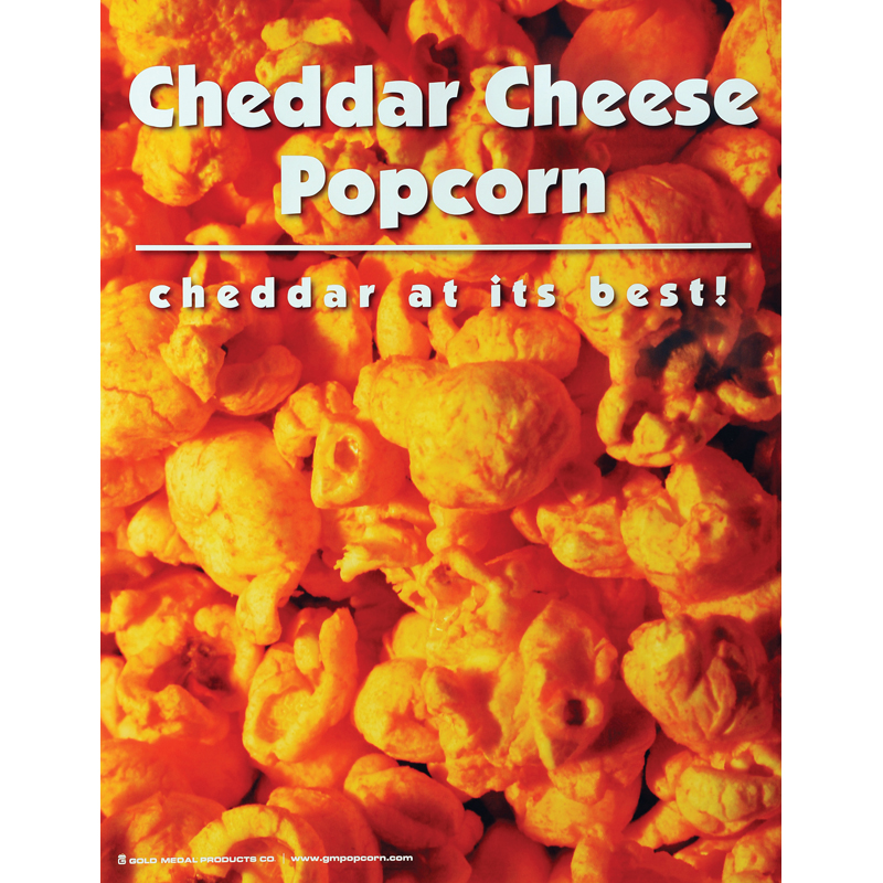 Gold Medal Cheddar Cheese Popcorn Poster