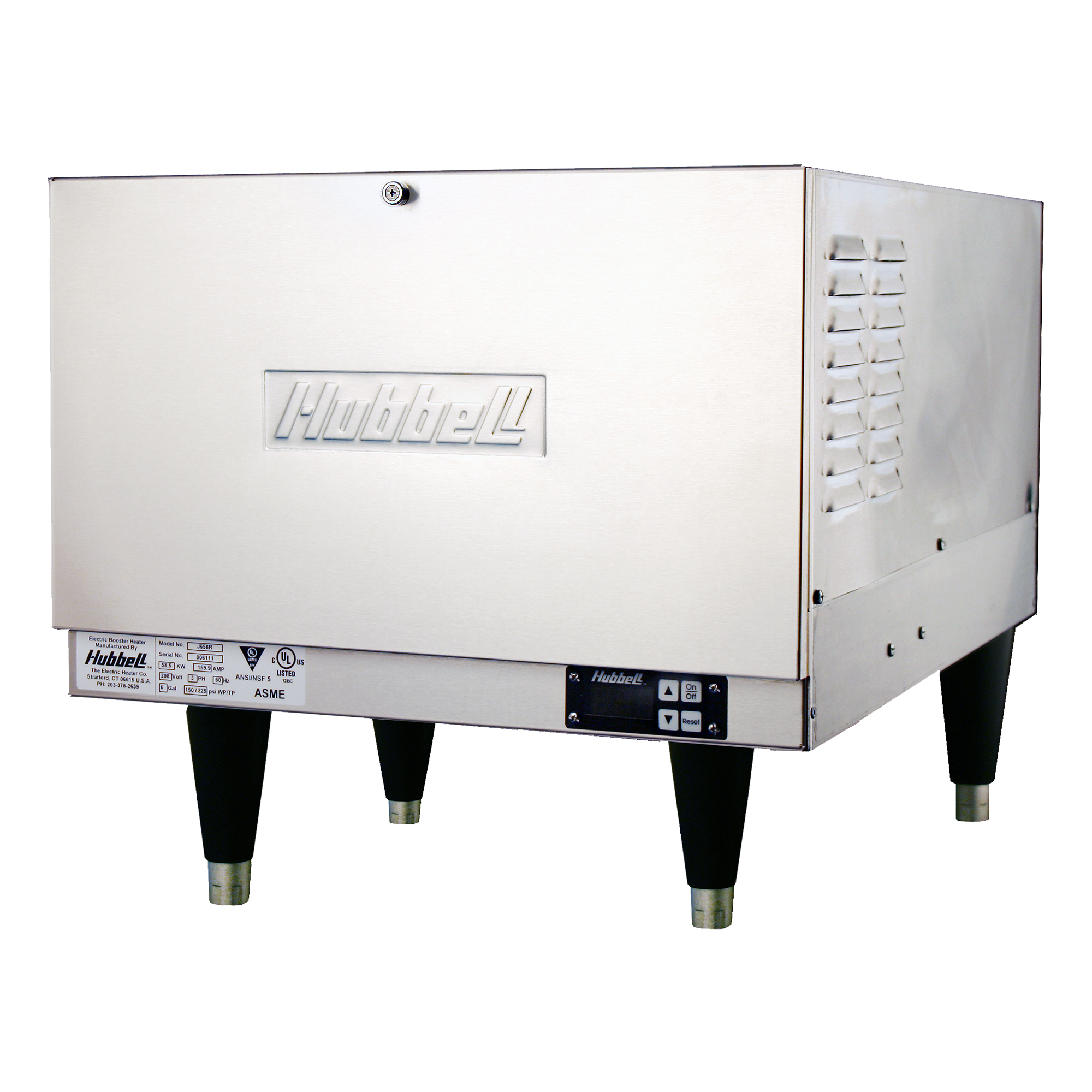 Hubbell J167S 16 Gallon Water Booster Heater 7kW 240V Single Phase