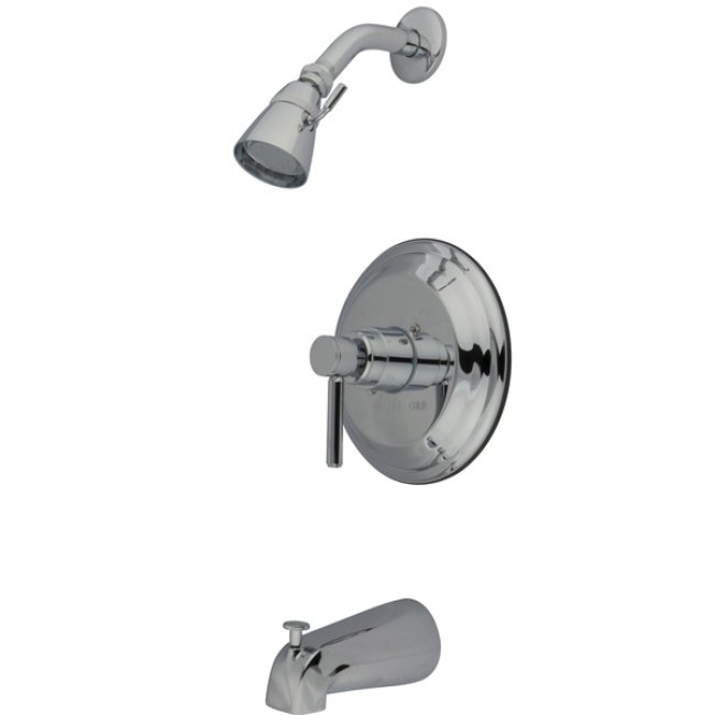 Kingston Brass KB2631DL Single Handle Tub & Shower Faucet