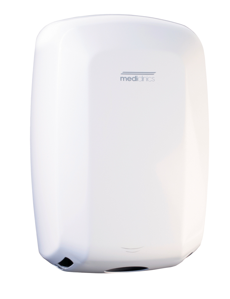 Saniflow M09A-UL Machflow Sensor Operated Hand Dryer Steel White Finish